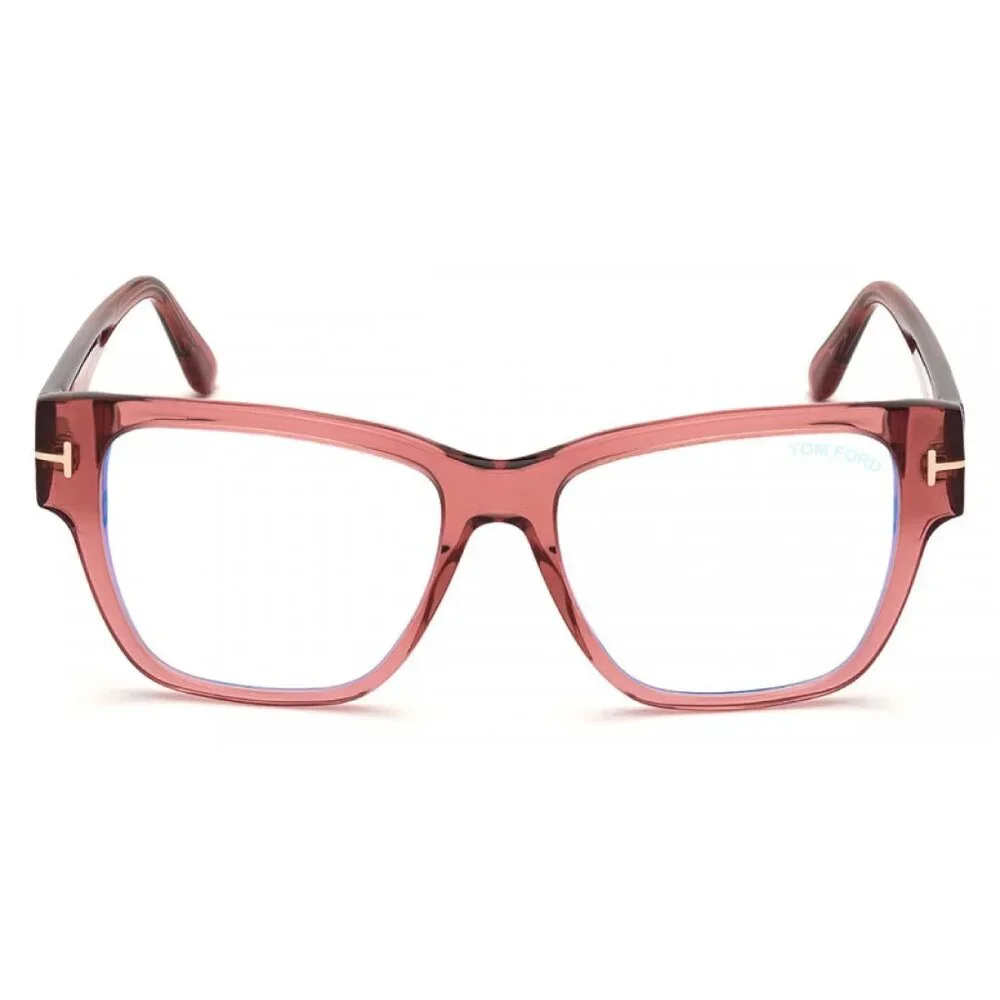 NEW TOM FORD EYEGLASSES ROSE WOMEN SQUARE EYEWEAR